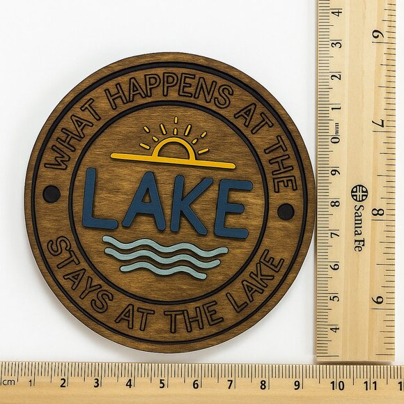 Handmade Tiered Tray Decor - Lake Life, 13 Pieces, Summer, Nautical, Beach - Picture 5 of 12